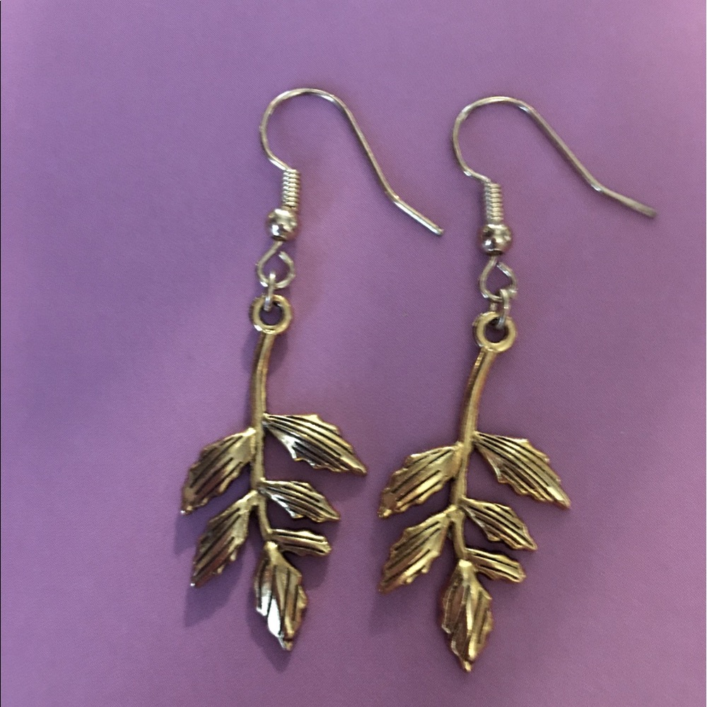 Gold Leaf Earings
